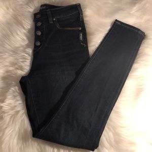 Silver skinny jeans